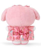 Celebrate Japanese tradition and My Melody's timeless sweetness with this luxurious plush keychain! Dressed in a beautifully detailed pink floral kimono, My Melody embodies sophistication with her antique-style bow, golden flowers, and intricate floral patterns. Her outfit is complete with a matching obi sash.
This absolutely gorgeous and unique piece is the perfect addition to any Sanrio collection and a delightful way to bring a piece of Japanese culture into your style. Perfect for fans of My